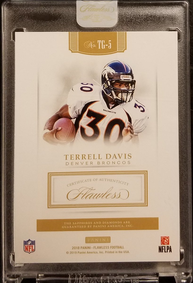 joeydouble_D's tweet photo. Best mailday ever!!! Thank you sooooo much Mike Simoneaux!! @Terrell_Davis @PaniniAmerica @Broncos #TD #1of1 #unicorn https://t.co/BNr6Zh42Jt