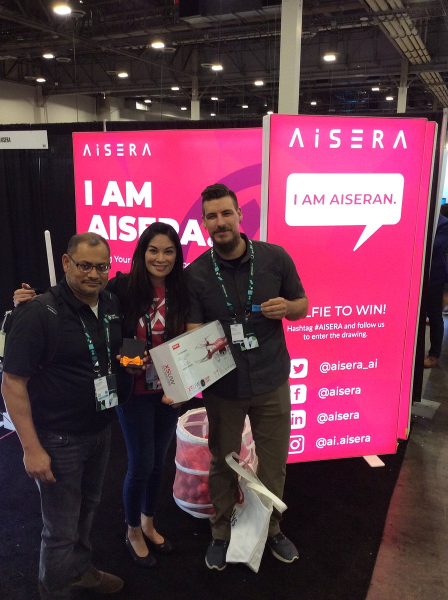 aisera_ai's tweet image. Day 2 in the books! #Knowledge19 Final Winners of the day! #ServiceNow #DigitalTransformation #AI