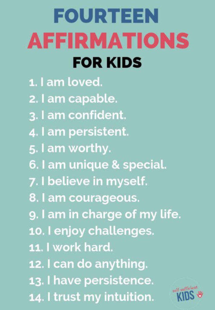Going to place I AMS into our morning routine. Affirmed kids are happy ones. Best affirmation comes from within. #mindfulpractices