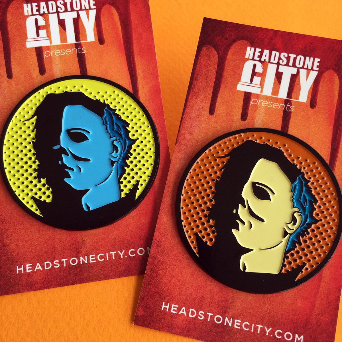 HeadstoneCity's tweet image. I just saw The Shape lurking around your home, he wants to make sure you ordered your #MichaelMyers pin! Two variants available! Bake some pumpkin seeds at Headstone City and pick up some pins today!
headstonecity.com/product/michae…
🔪🎃🔪
#vhshorror #horrorpin #horrorfilm #horrorpins