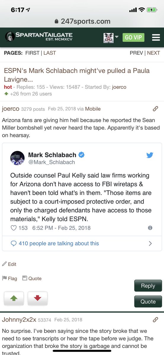 Feb 25, 2018: Morning Media is continuing to trash Miller. By afternoon the first holes in the Schlabach report emerge, namely that Schlabach admits in a tweet he’s never corroborated existence of wiretap, evidence is federally sealed (link 1 a lawyer was the source)