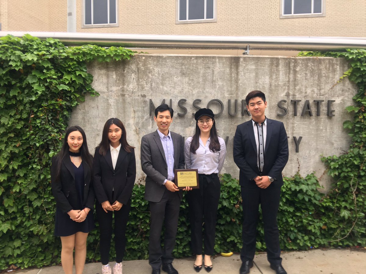 Thanks <a href="/MoStateRHA/">MoStateRHA</a> for recognizing <a href="/MSUCSSA/">MSUCSSA </a> as the Organization of the Year at the regional level! <a href="/MoStateGlobal/">#InternationalBears</a>