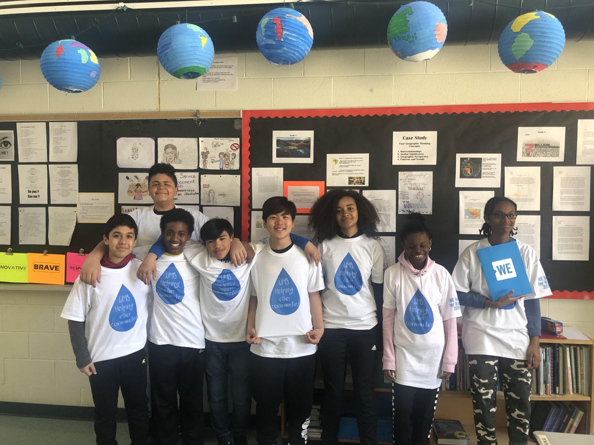 IJMS_svoice's tweet photo. IJMS ME to WE team planning for the #WEwalkforwater walk on May 10th. Student designed t-shirts to bring awareness of the importance of helping out other communities @WEMovement @TDSB_Islington Let's turn clean water on for all! https://t.co/WU5nWelCeK