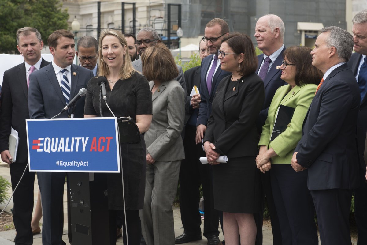 HRC and business leaders joined the New Democrat Coalition on Capitol Hill as they announced their official endorsement of the Equality Act.