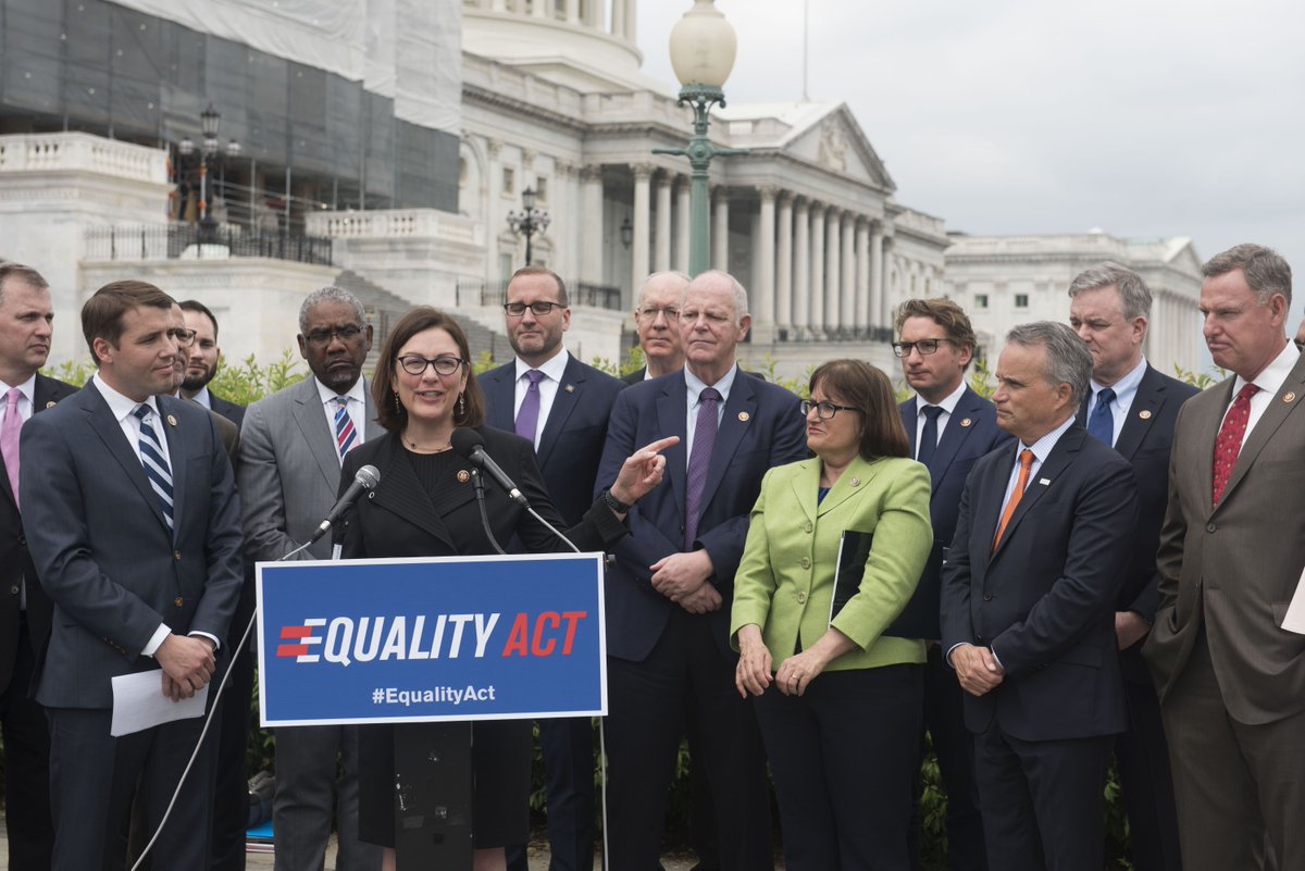 HRC and business leaders joined the New Democrat Coalition on Capitol Hill as they announced their official endorsement of the Equality Act.