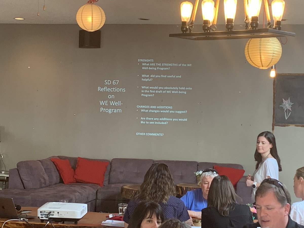 “Relationships are the nutrients of the brain”. Thank you SD67 teachers and to <a href="/mejdockendorf/">Maureen Dockendorf</a> <a href="/WEMovement/">WE</a> <a href="/carriecaz13/">Carrie Patterson</a>  @mflerose <a href="/JaniceMoase/">Janice Moase</a>