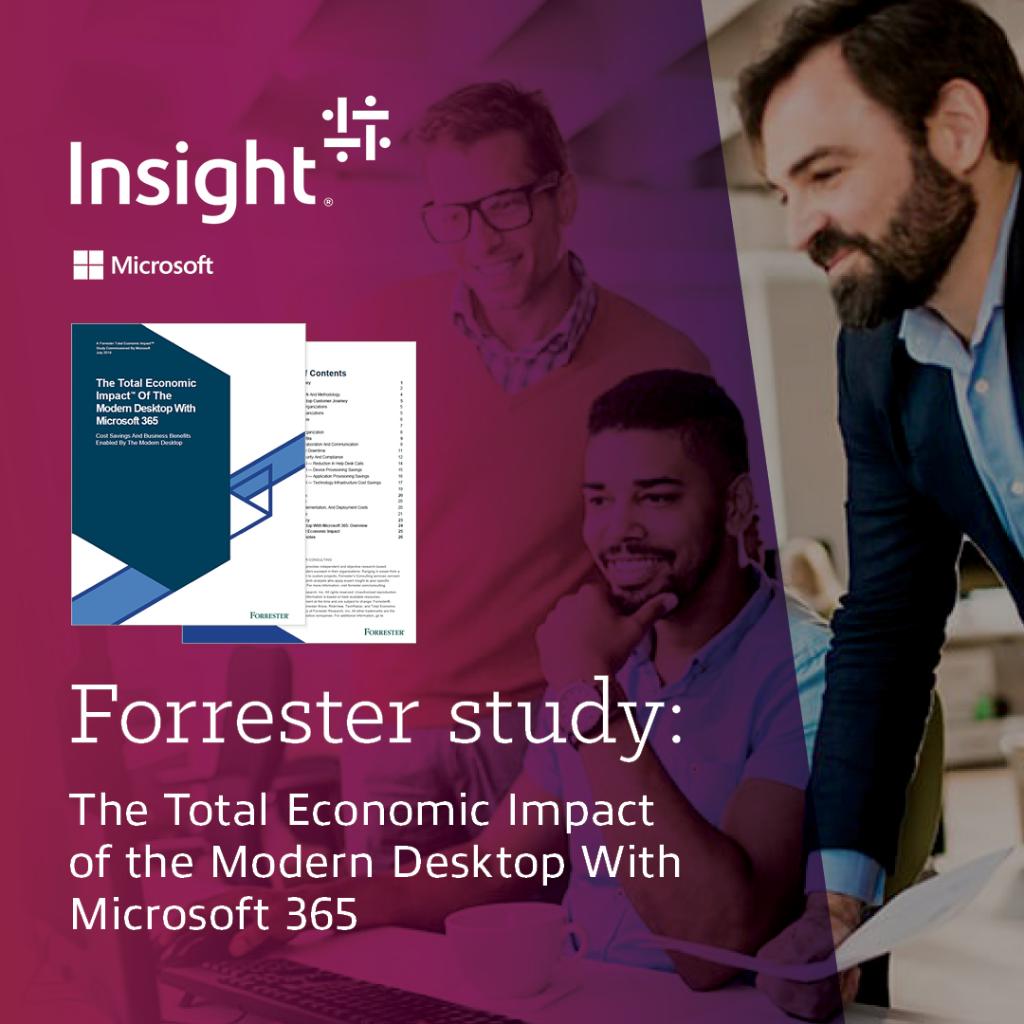 InsightEnt's tweet image. "Modern desktop users save 2.3 hours per week thanks to more efficient collaboration and communication." Learn more in the complimentary report: ms.spr.ly/6004TEWE4