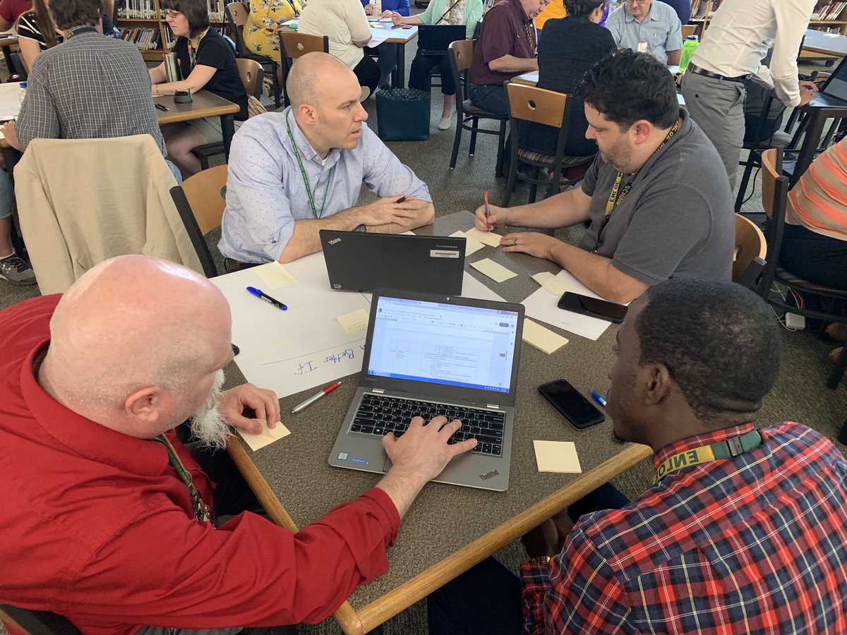 wchavis's tweet photo. Final PLT Facilitators’ Session! PLT Leaders reflected upon progress made this year in collabo w colleagues & reviewed essential learning objs from the year! Thank you Dr @damionlewis2004 for facilitating & supporting this work w @PhilEchols @emma_hansen0305 & our #EnloeLegends https://t.co/PIDjbldxJa
