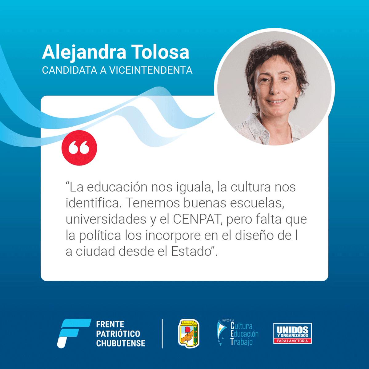 UYOPVMadryn's tweet photo. #HayOtroCamino #Leslie2019
Educación y Cultura como pilares de la comunidad. https://t.co/Z8KF7uumjE