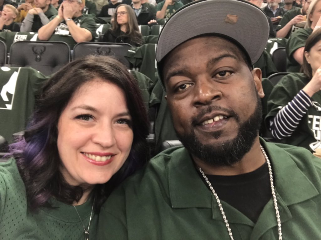 Ron33Dayne's tweet image. Let’s go @Bucks ! #datenight #FearTheDeer #NBAPlayoffs2019