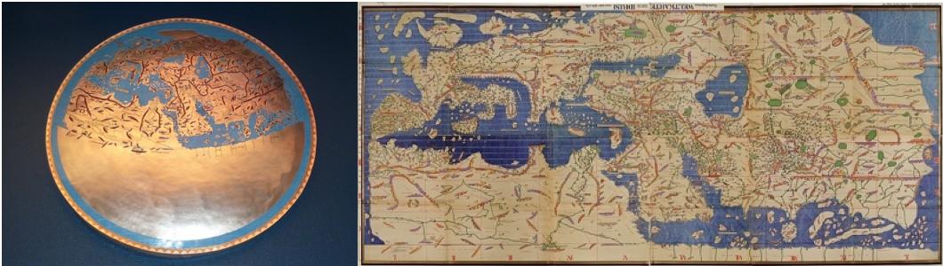 13. Muhammad al-Idrissi —geographer and cartographer of the 1st world map (Tabula Rogeriana) in 1154 — also studied at Al-Qarawiyyin.  #cartography