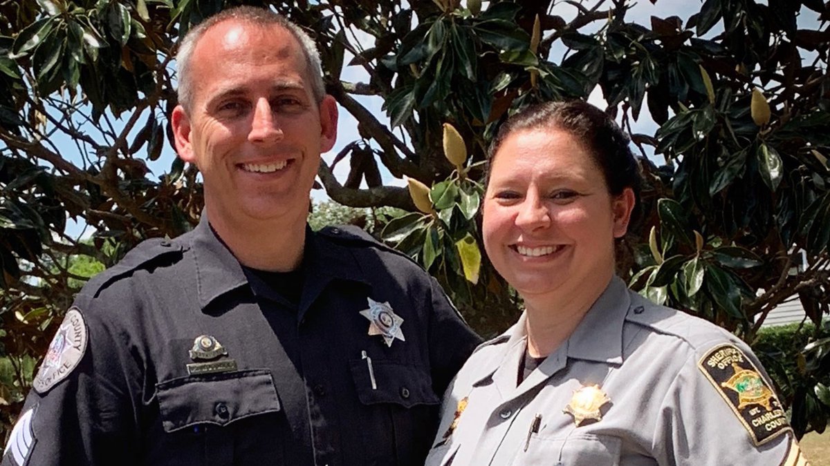 My better half and I at the FOP Lowcountry Law Enforcement Memorial Service today in North Charleston. Lest we forget the sacrifices of those who’ve come before us.