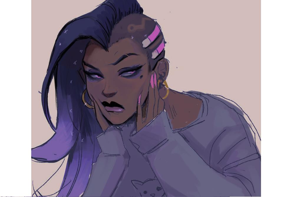 spitslushy's tweet photo. bored at work so i colored some of this https://t.co/8Gp9PbCHIR