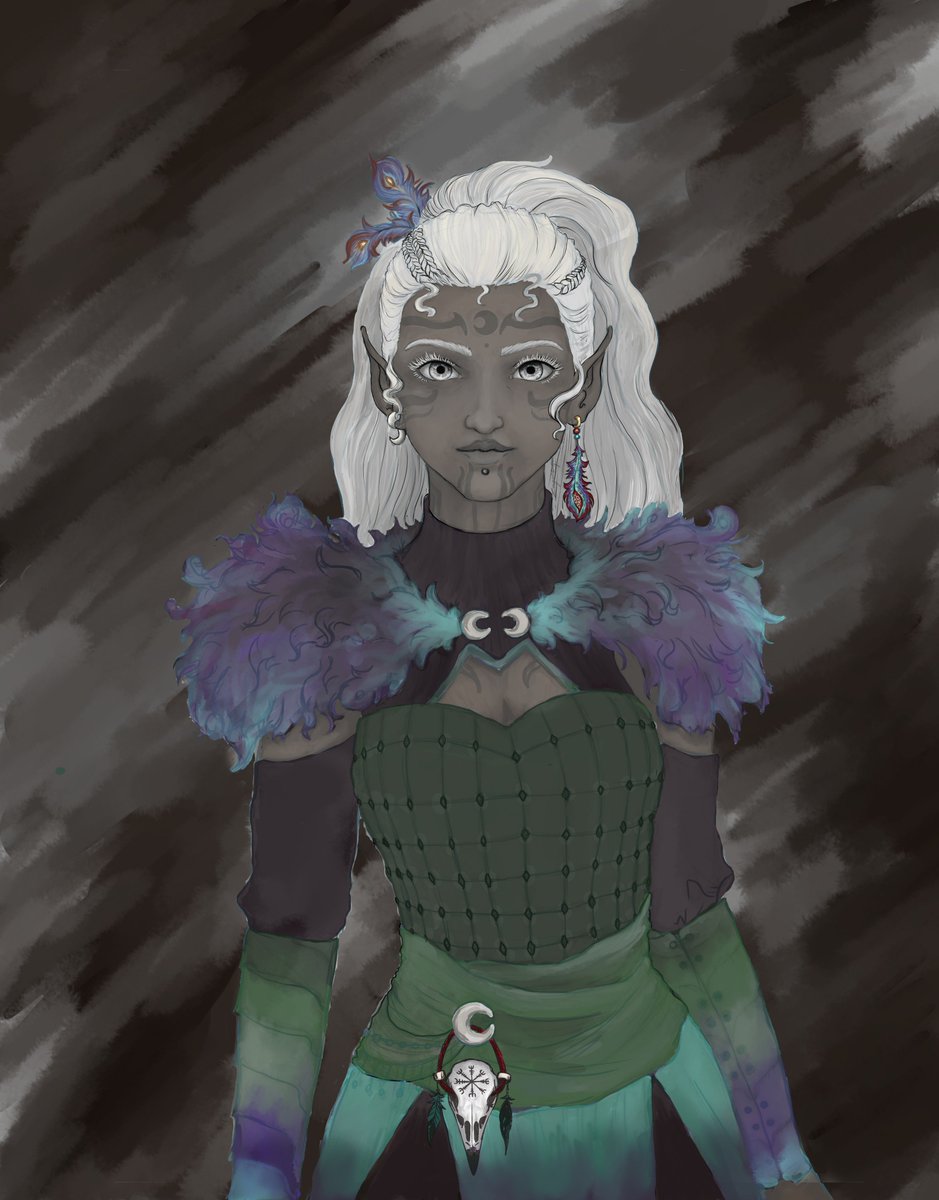 zagarenga's tweet photo. first D&D character design I kind of completed and had enough patience to get it digitalized... probably hate it after some sleep and change it but for now, I'm gonna pass out goodnight
#dungeonsanddragons #druid #consept #havingacold https://t.co/LSpF8BzF3w