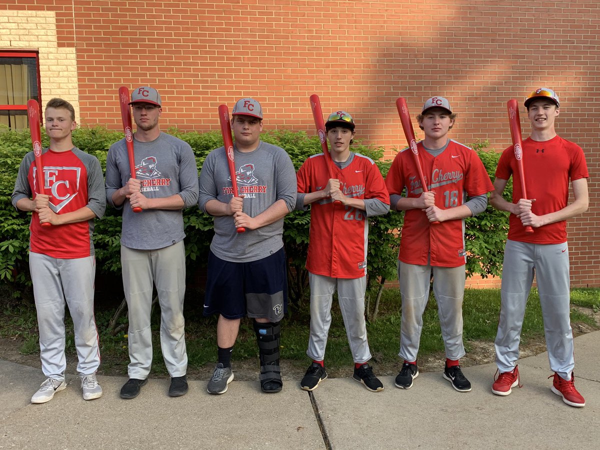 Dr. Trisha Craig (@fcsdinnovation) on Twitter photo Our senior boys sport their sweet new Louisville Slugger bats at the 2019 Fort Cherry Baseball Banquet. Special THANKS to the Baseball Boosters for their support! Congrats Blake, Hunter, Aaron, Matt, Josh & Thomas! Good luck in the playoffs! #RangerPride <a href="/sluggernation/">Louisville Slugger</a> <a href="/FCSDInfo/">FortCherrySD</a> Our senior boys sport their sweet new Louisville Slugger bats at the 2019 Fort Cherry Baseball Banquet. Special THANKS to the Baseball Boosters for their support! Congrats Blake, Hunter, Aaron, Matt, Josh & Thomas! Good luck in the playoffs! #RangerPride <a href="/sluggernation/">Louisville Slugger</a> <a href="/FCSDInfo/">FortCherrySD</a>