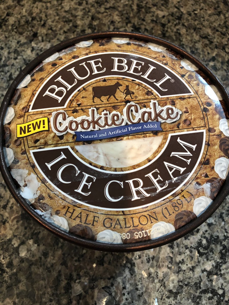 NecieWelch's tweet photo. @ILoveBlueBell was this really necessary?  It’s soooo good it’s dangerous 🤦🏼‍♀️👏 https://t.co/zxpfWIdkee
