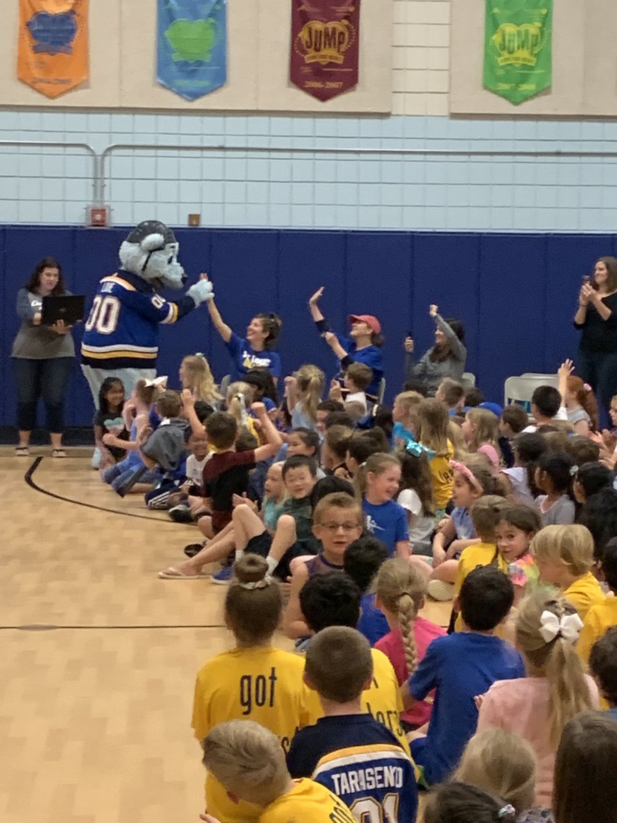 CES celebrated our St. Louis Blues win with Blue!