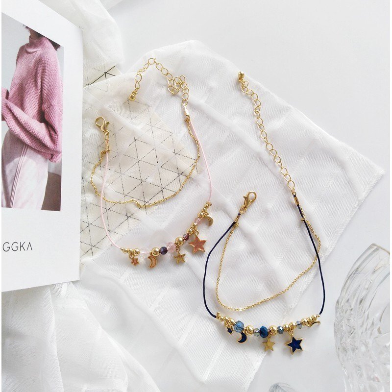 mastorywmn's tweet photo. type — สร้อยข้อมือพระจันทร์กับดาว♡
tag 🏷  : ( 100 bath ) /  kplus n wallet ( + 5 )
status : พร้อมส่ง 
📦 reg  20 /  ems 40 #ร้านกุ๊กกิ๊กของกอเอี๊ยะ https://t.co/SejXSILTuz