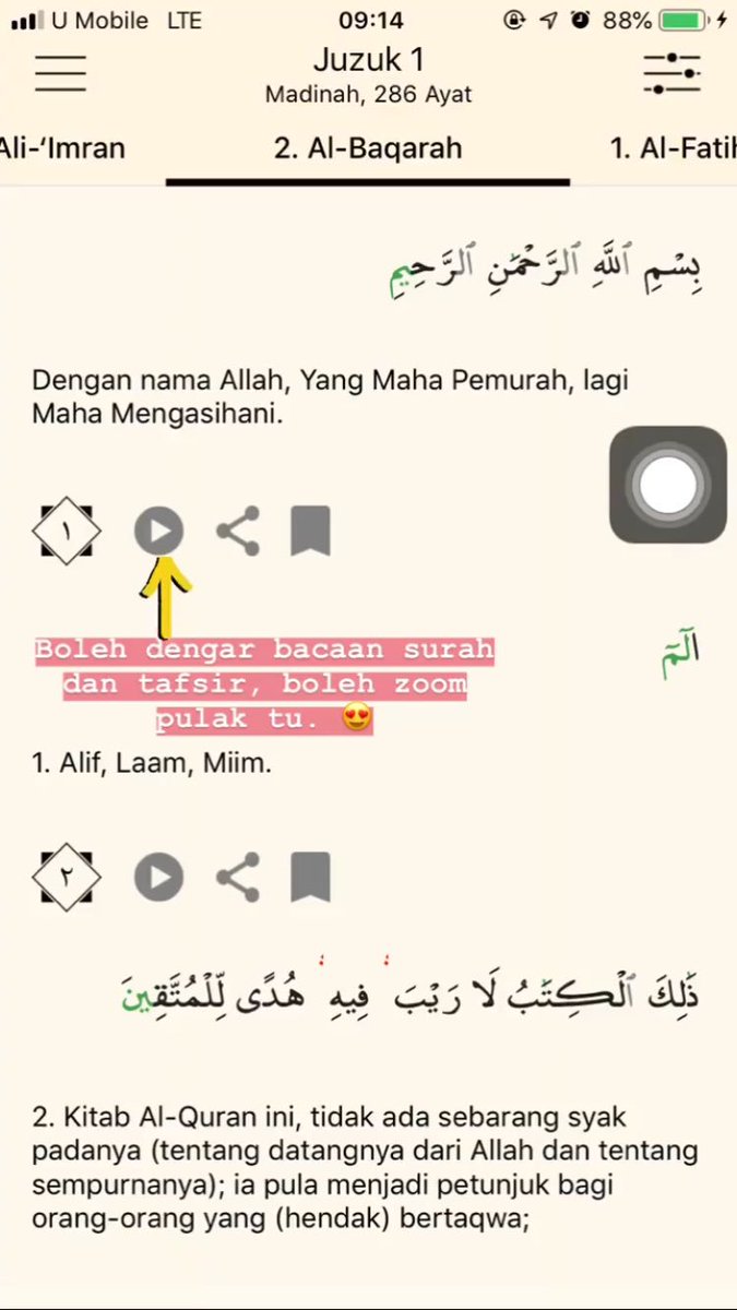 AkimaAbdullah's tweet photo. Best sangat apps Tilawah Malaysia ni. Tanpa iklan annoying, free dan ada audio boleh dengar bacaan full, siap ada tafsir Al-Quran. Jom download! Sebarkan kebaikan dalam bulan Ramadhan semoga syurga Firdaus buat kita. ☺️💕 https://t.co/qR8LI5qxFT