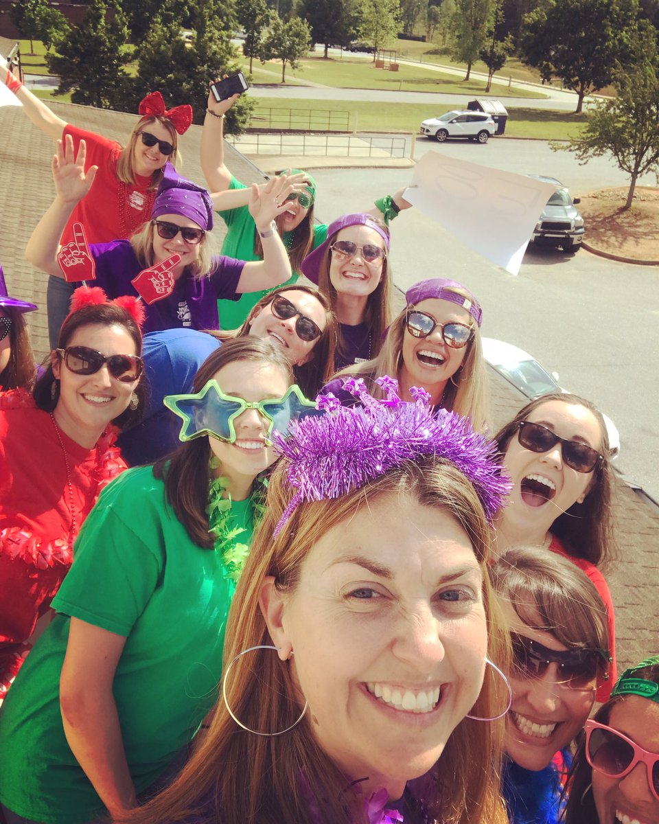 MrsplowdenP's tweet photo. Sneak peek!  We're literally taking it to the #nextlevel at PVES to support our students! #pvespride @pvespride ❤️💙💚🖤💜 https://t.co/QKys4hCagu