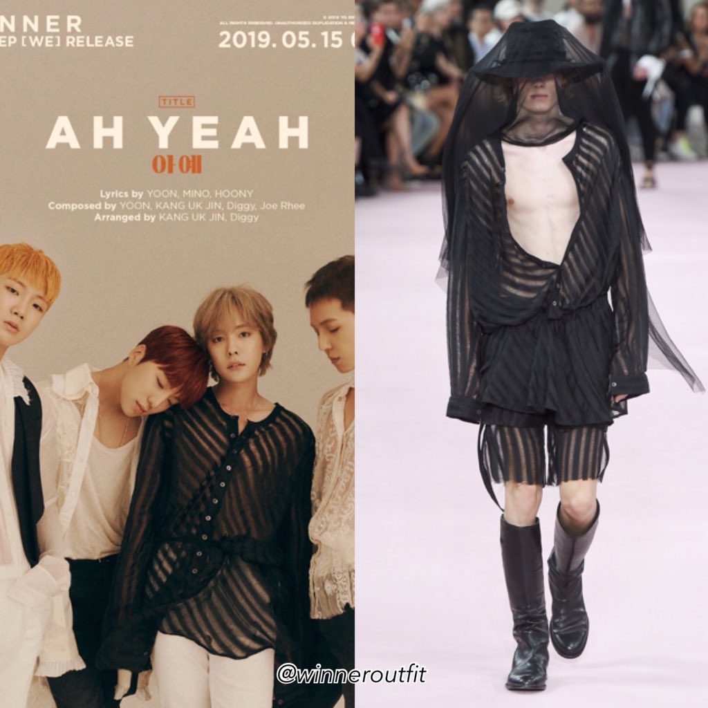 addict2lu's tweet photo. #winneroutfit
WE POSTER 

WINNER in Ann Demeulemeester 

#WINNER_WE #WINNER #KIMJINWOO #LEESEUNGHOON #MINO #KANGSEUNGYOON 
#위너 #김진우 #이승훈 #송민호 #강승윤 https://t.co/7rb3KXw5eZ