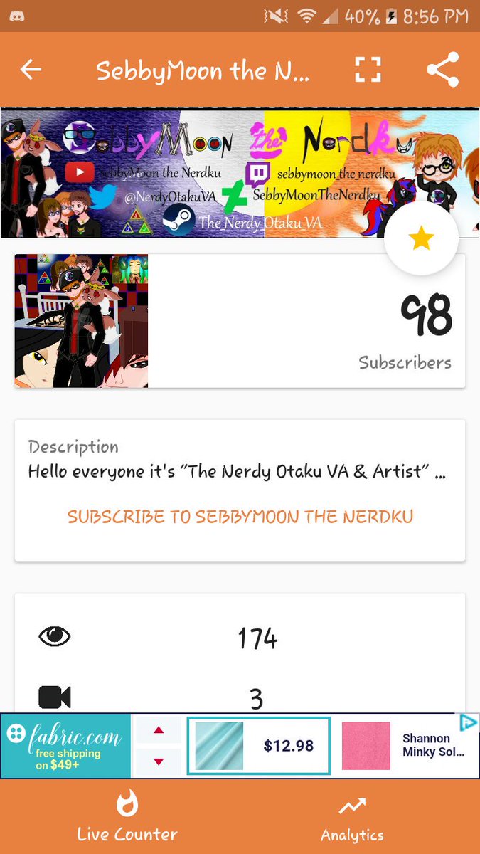 If I reach 100 sub's I'll do a Q&amp;A Live Stream 

youtube.com/channel/UCqqGW…