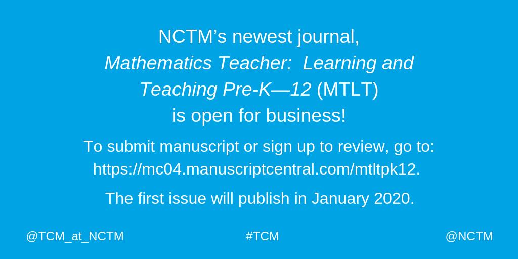 TCM_at_NCTM's tweet image. mc04.manuscriptcentral.com/mtltpk12  #TCMchat