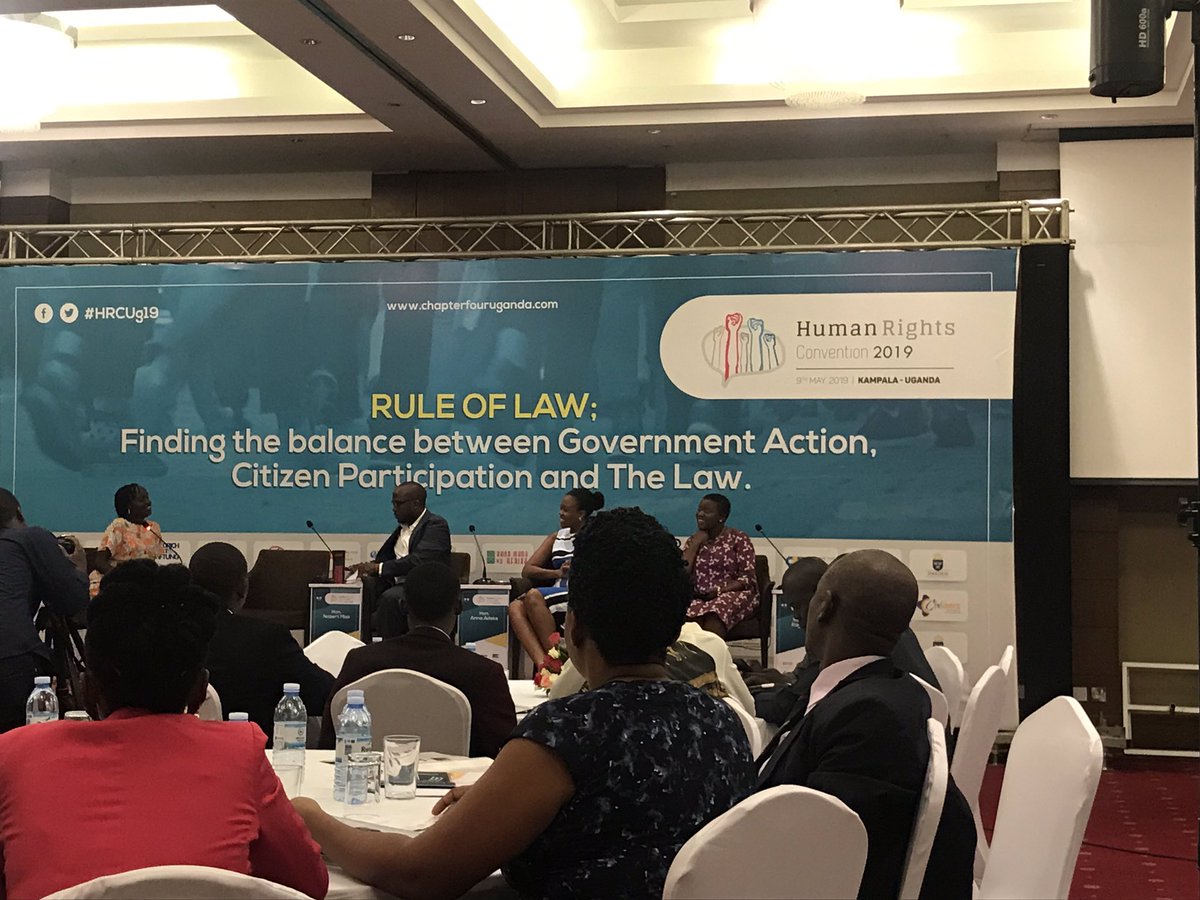 NFSUganda's tweet photo. Today we join other human rights defenders in Uganda for 2019 #HumanRights convention organized by @chapter4uganda under the theme; Finding the balance between government action, citizen participation and the law. #HRCUg19 https://t.co/4NAaVx6Mg5