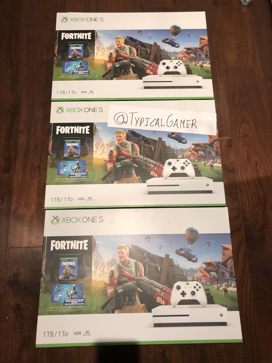 I’m giving away 3 Fortnite Xbox One’s to people who retweet this tweet (make sure to follow me so I can send you the prize if you win)