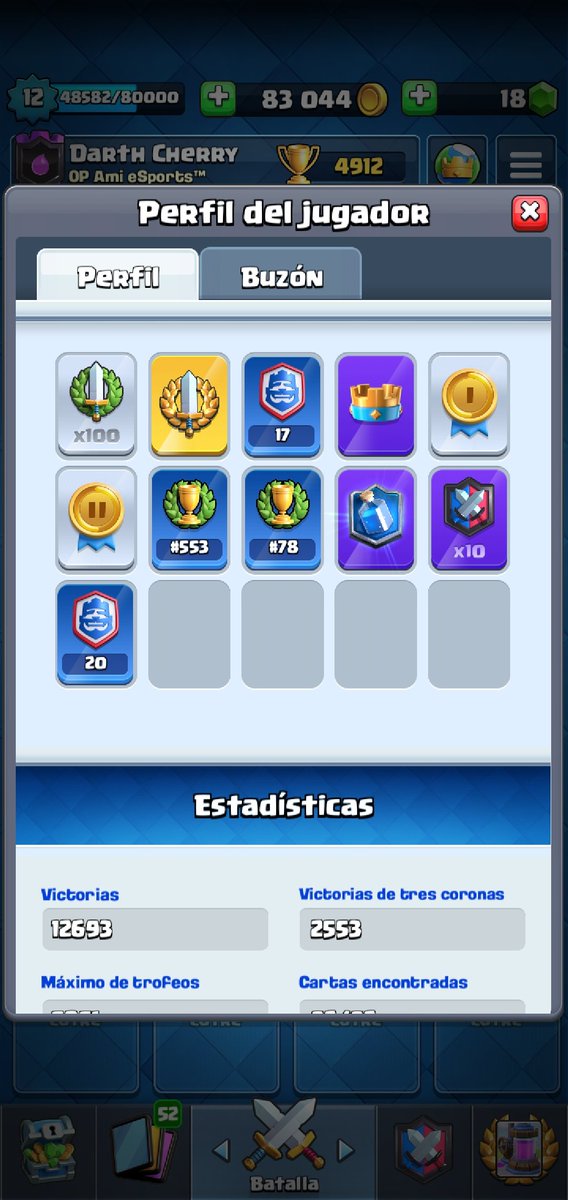 Nueva insignia de 78 en torneo. Espero obtener más en el futuro.