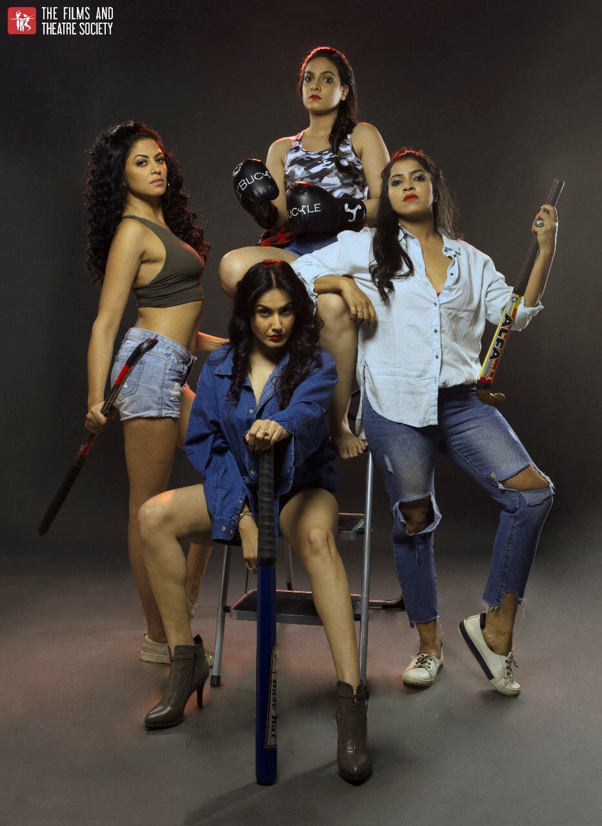 Iamkavitak's tweet photo. A play presenting how 4 girls get justice done, opening in Mumbai on 18th and 19th May , get your tickets on bookmyshow and pls do meet us ❤️ Under the brilliant direction of our Charlie @AtulSatya watch his angels burn the stage https://t.co/bdKhJmLOhI
