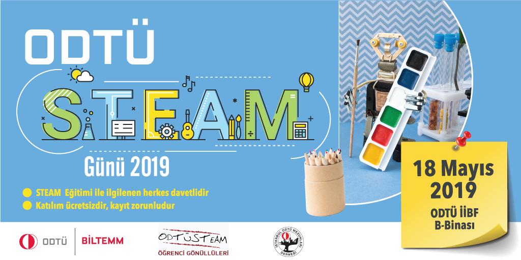 18 Mayıs 2019 Cumartesi günü saat 10'da, Orta Doğu Teknik Üniversitesi İktisadi ve İdari Bilimler Fakültesi – B Blok, G110 amfisinde görüşmek dileğiyle!

#stemodtu #biltemm

Katılım ücretsizdir.  Kayıt zorunludur. 
Kayıt: bit.ly/2vKiBq8