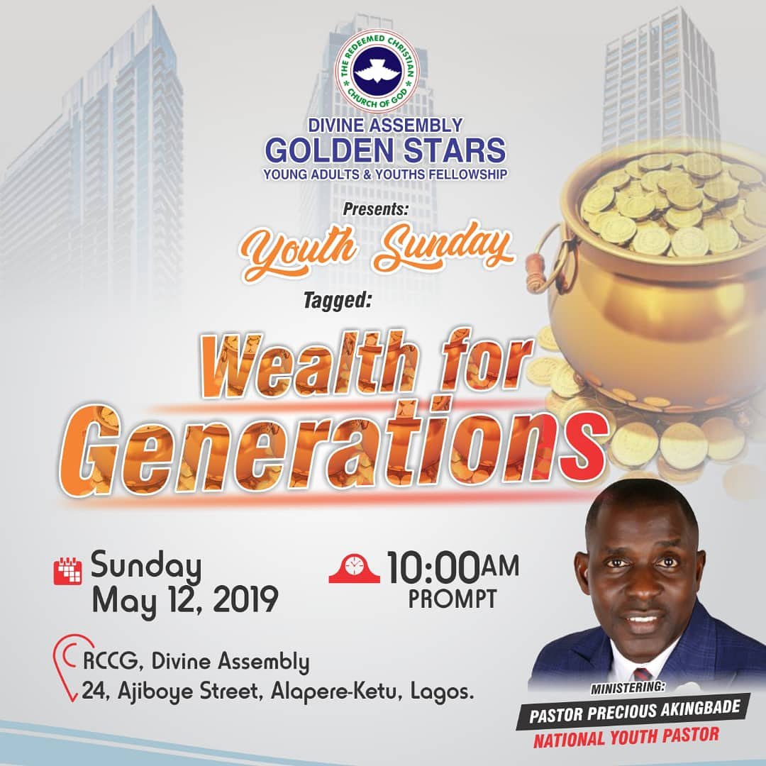 GoldenstarsYaya's tweet photo. 1 Cor 10:12 says ‘Wherefore let him that thinketh he standeth take heed lest he fall’ . It is good to be confident, but underrating the capacity of your opponent is dangerous.
This Sunday is Youth Sunday.
@RCCGNYAYA
@bbdejuro
#WealthforGenerations https://t.co/GJUGGEMAxM