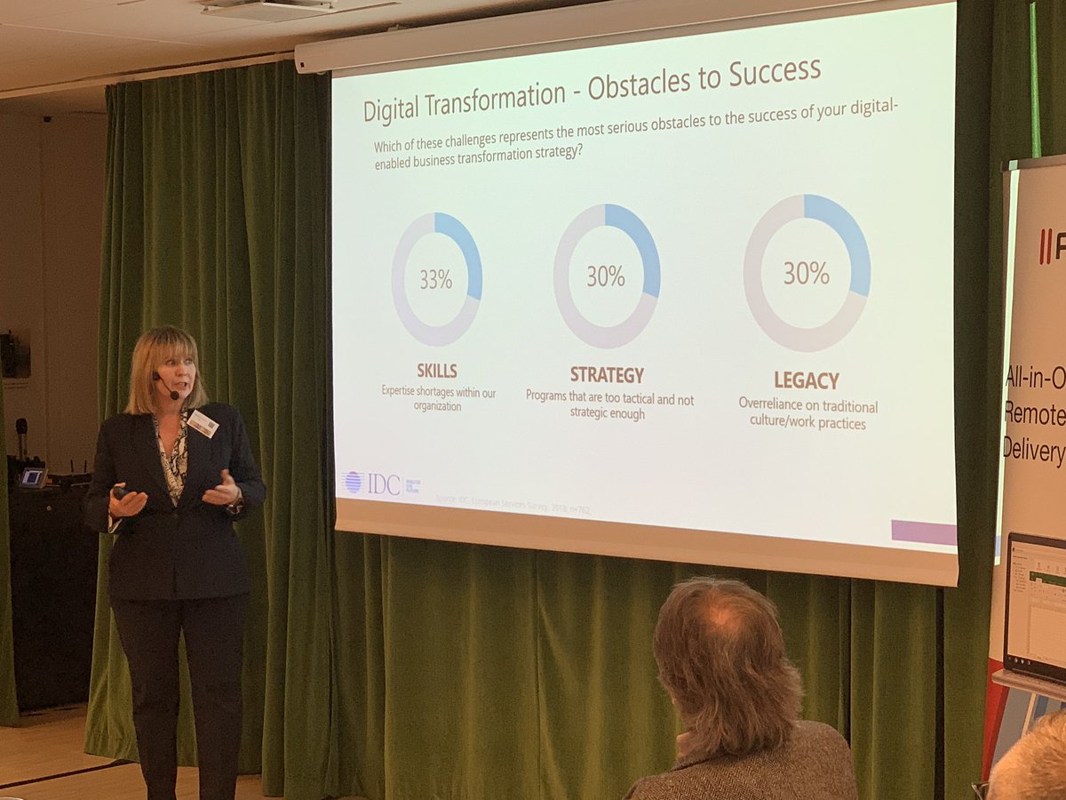 bartti's tweet photo. AVP Margaret Adam from @IDC explaining how building an effective #partner #ecosystem can spur #innovation and #growth @IDCNordic #IDCPartnering19 visit our stand to learn about @M_Files #DigitalTransformation #DigitalWorkplace #DigitalBusiness https://t.co/B9sjZXRnIm