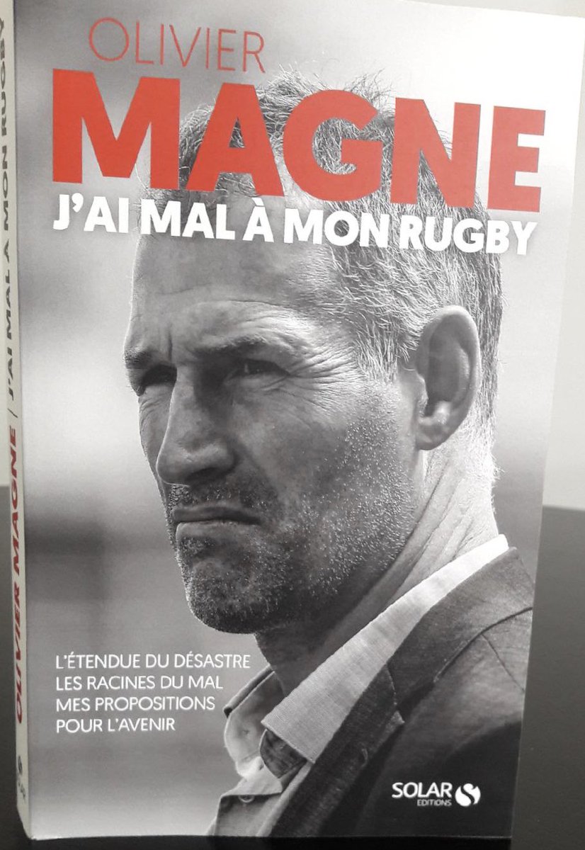 A travers ce livre <a href="/SOLAReditions/">Solar</a> j’exprime mon inquiétude sur le rugby Français, mais aussi mes espoirs pour l’avenir. Je fais des propositions, qui je l’espère susciteront l’intérêt et le débat et à terme des décisions pour le bien de notre sport.