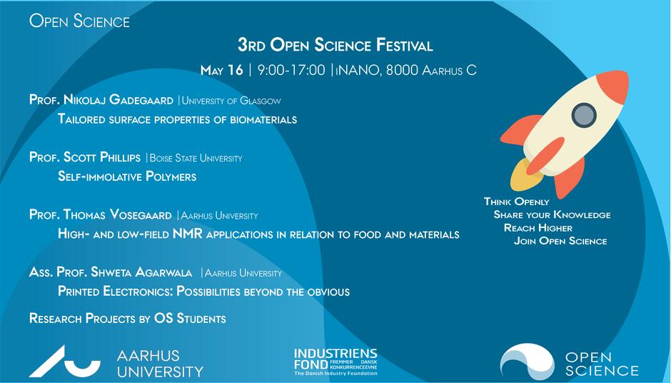 SpomanOS's tweet image. What are your plans on May 16? @SpomanOS would like to invite you and your network to the event of the year, The Open Science Festival! Participation is free, location is #aarhus , and you will leave with a bigger network and more knowledge. Register at events.au.dk/OS-Festival/3r…