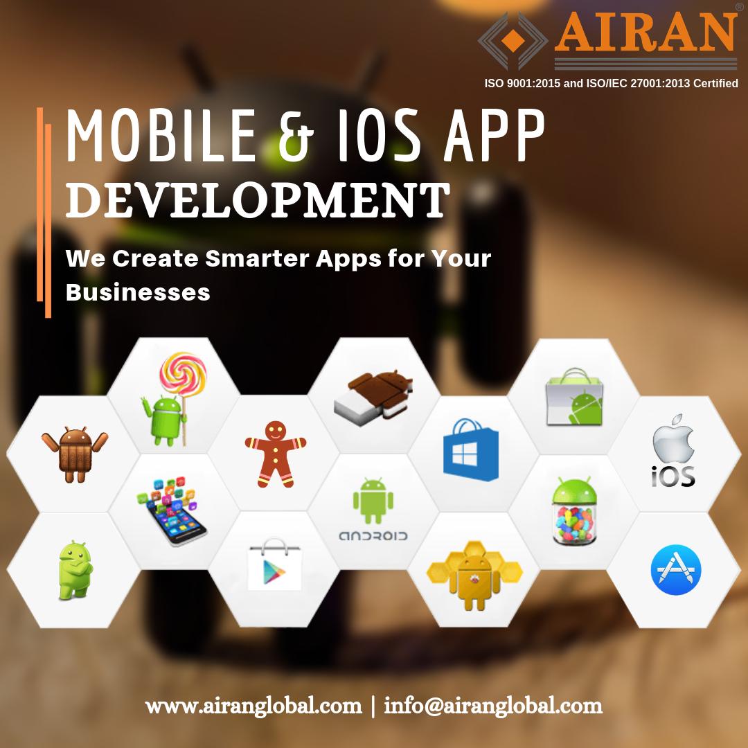 Airan Global is a leading mobile app development company offer end to end mobile app development for iOS and Android App with our experienced professionals. To know more about services, contact now: bit.ly/2VX7b0O

#MobileAppDevelopment #iOS #Android