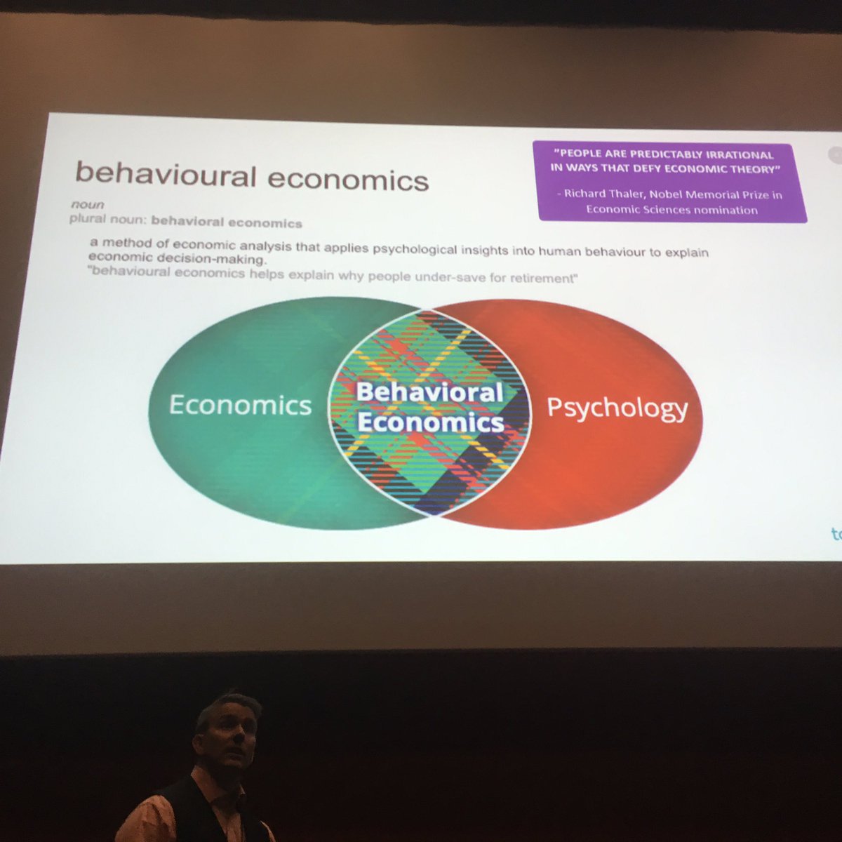 #DiginenAamupäivä ”Ihmiset ovat irrationaalisia ennustettavasti” - Toni Keskinen #BehaviouralEconomics