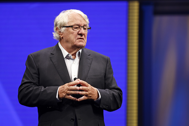 MTHei's tweet photo. Great keynote from Hasso Plattner - I especially love the discussion around power of "X" and "O" data #sapphirenow #intellingententerprise #qualtrix @SAP @Qualtrics https://t.co/HLCajM0fg4 https://t.co/WmBdaOv3Oi