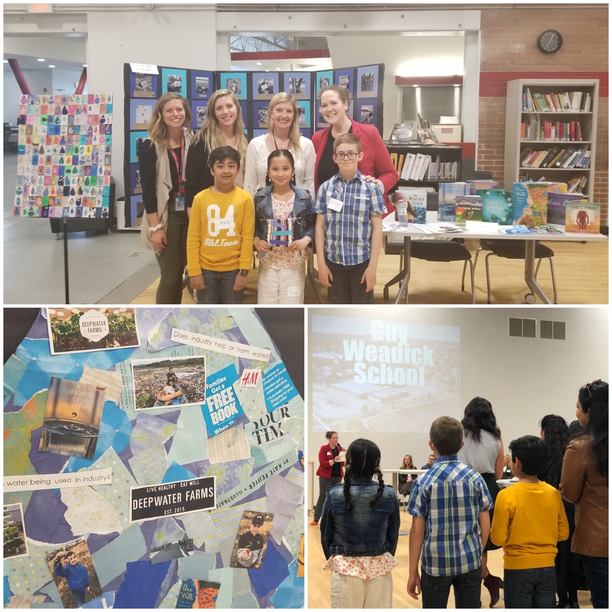 Guy Weadick teachers and students did a fantastic job sharing their work at the Innovation Incubator Celebration of Learning.
Their question "How might we: [explore (water + story) = change]" provided many learning opportunities for students.