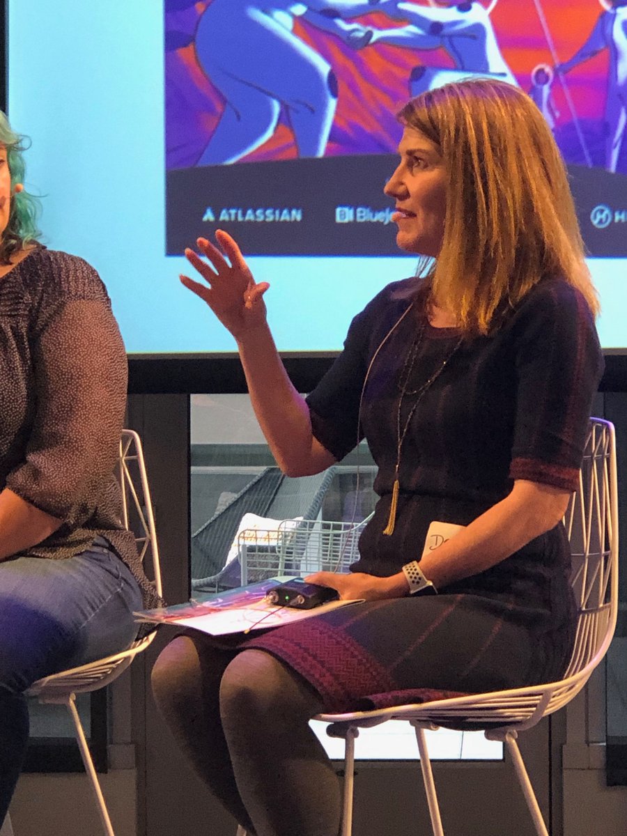 hugoproduct's tweet photo. "I'd really like to see more women and women of color in senior engineering roles." Thank you so much to @delynator for being a fantastic, thoughtful panelist tonight! #GenderEquityinTech #VoiceHasNoGender https://t.co/p40XK8xiAD https://t.co/fWUV0tu5L7