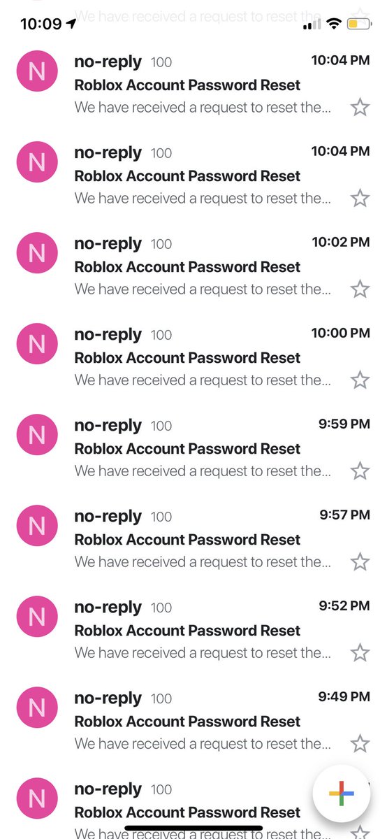 Evan Zirschky On Twitter Roblox Psa There Is A Something Wrong With The Roblox No Reply I And Many Others Have Received Over 3 000 Emails From It In Just The Past Two Hours