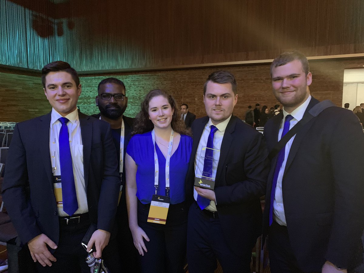 Our <a href="/enactusTRU/">Enactus TRU</a> team made it to semi-finals at #EnactusNationals. Congratulations and good luck tomorrow! 🎉