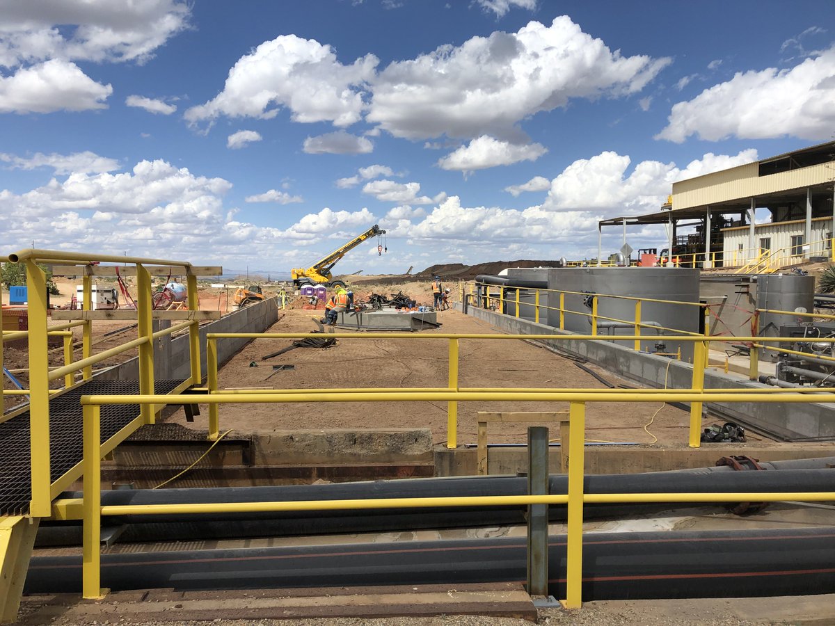 copper_gunnison's tweet photo. Gunnison In-situ #Copper Recovery Project Construction Update:
- Crud treatment area 
- SX tank farm expansion
#EXMGF https://t.co/8GVlzxmHwU