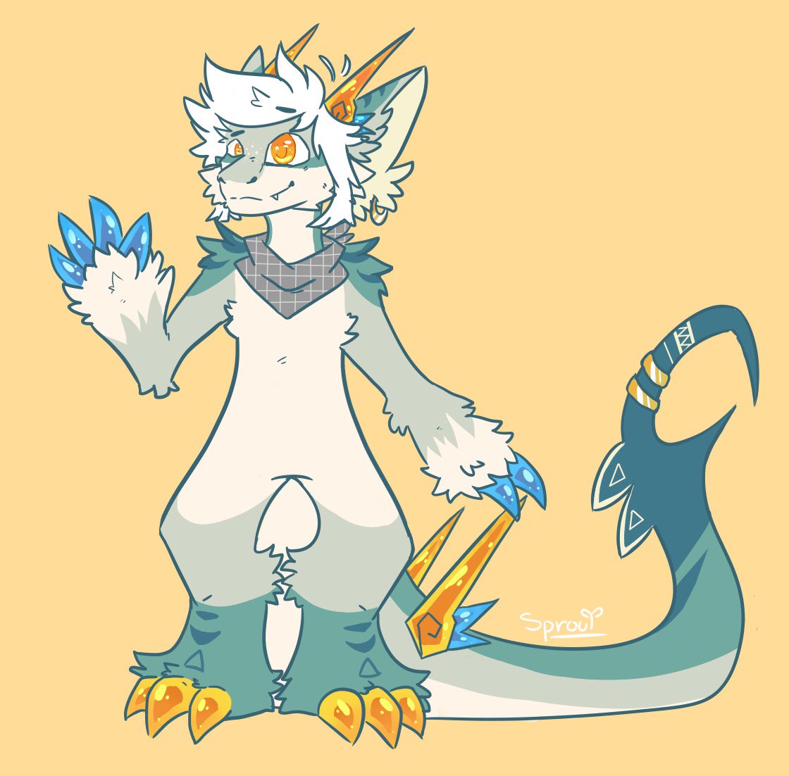 BusySpaceCat's tweet image. some payment art for someone on instagram 
#furry #furryart