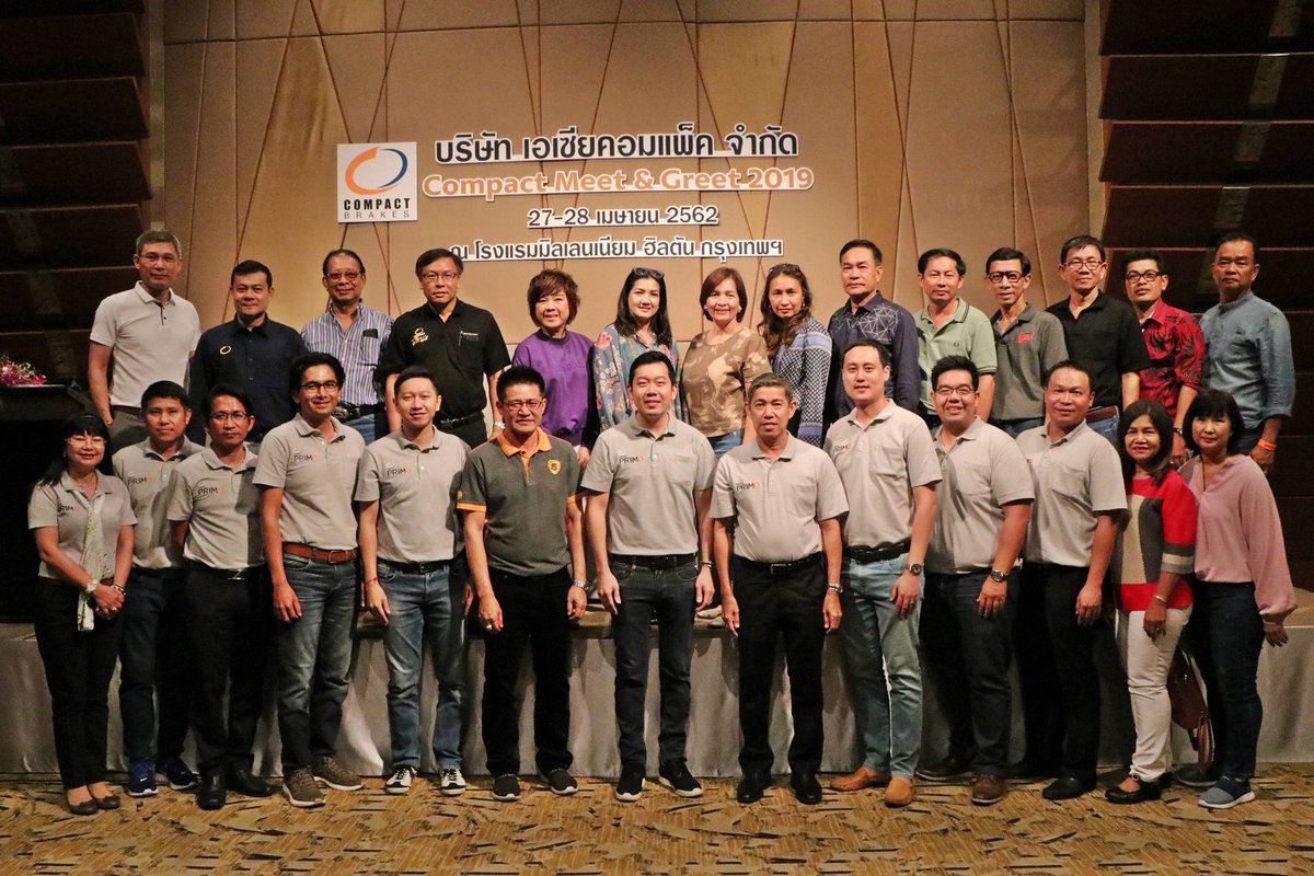 dcarmagazine's tweet photo. คอมแพ็ค เบรก จัดประชุมศูนย์บริการ Meet & Greet 2019 พร้อมเปิดจองบริการเปลี่ยนเบรกผ่านเว็บไซต์ https://t.co/lOi4GmnKxb ผ่าน @DCAR MAGAZINE
#dcarmagazine #นิตยสารรถดีคาร์ #คอมแพ็คเบรก #compactbrake https://t.co/bzUPhbVRk7