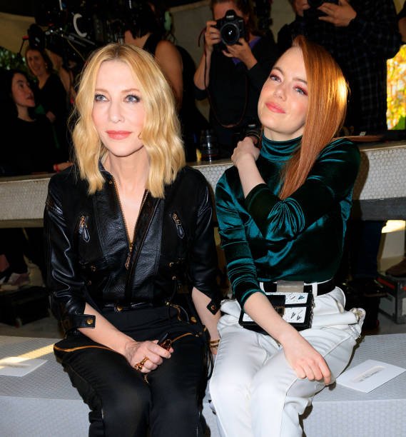 emma stone daily on Twitter: "Emma Stone and Cate Blanchett at Louis