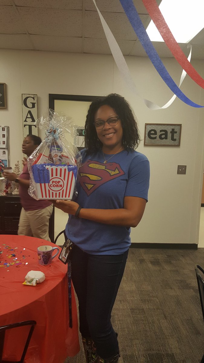Celebrating our wonderful talented hardworking Paraprofessionals <a href="/Highland/">Highland</a> Elementary School with movie night baskets...Ramirez, Zuniga, Moreno, Vasquez, Madrigal, Ingram, Simmons, &amp; Delgado. We really appreciate you alot. THANK you for all that you do for our school and scholars