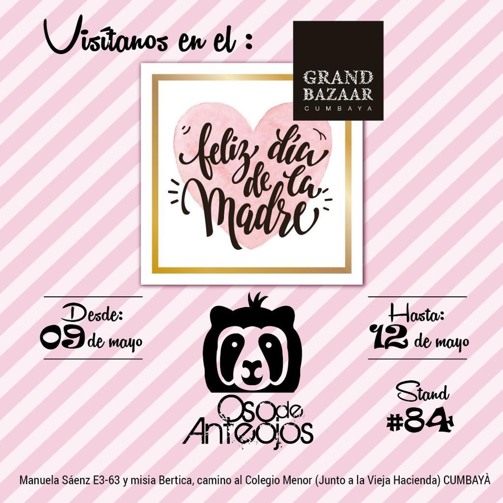 OsodeEc's tweet image. Del 9 al 12 de Mayo, estaremos en el @elgrandbazaar, no dejes de visitarnos y ver los increíbles modelos de gafas #Northweek y #HawkersCo .... a festejarle a mamá cómo se debe!!!