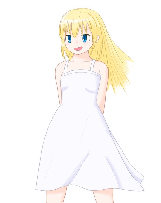 #みなさん去年の今頃はどんな絵描いてましたか
ちょうど一年前の絵がこちら。たしか瞳をどんなふうに描くかを定めた直後だった気がするのです。
その後等身、目の形状、線の太さなどを不定期に改造して今に至るのです。 